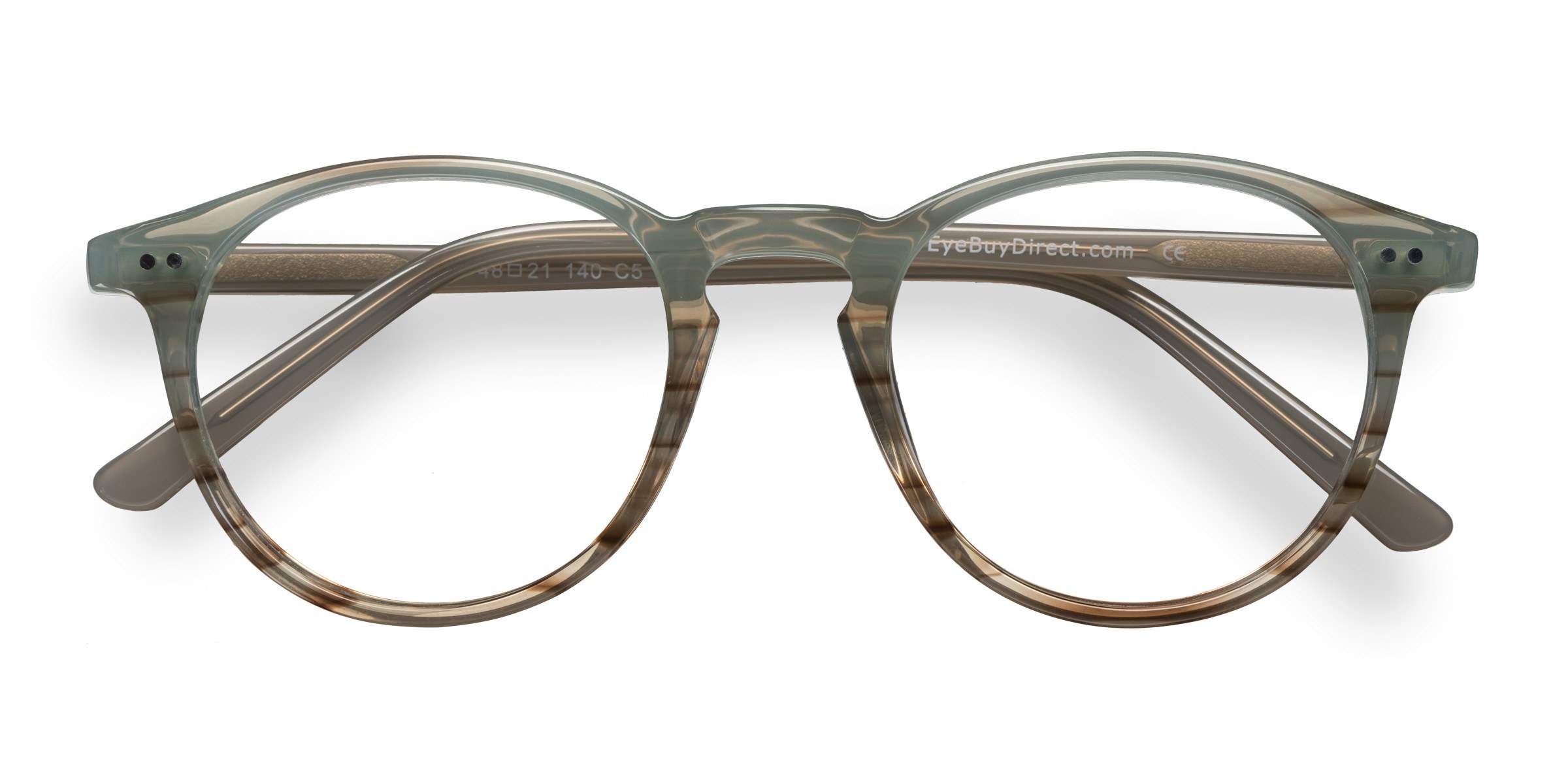  Green Striped  Kyoto -  Acétate Lunettes de vue