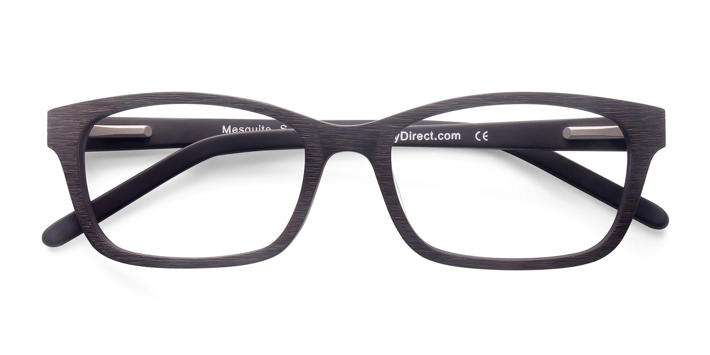 Coffee Mesquite - Wood-texture Eyeglasses
