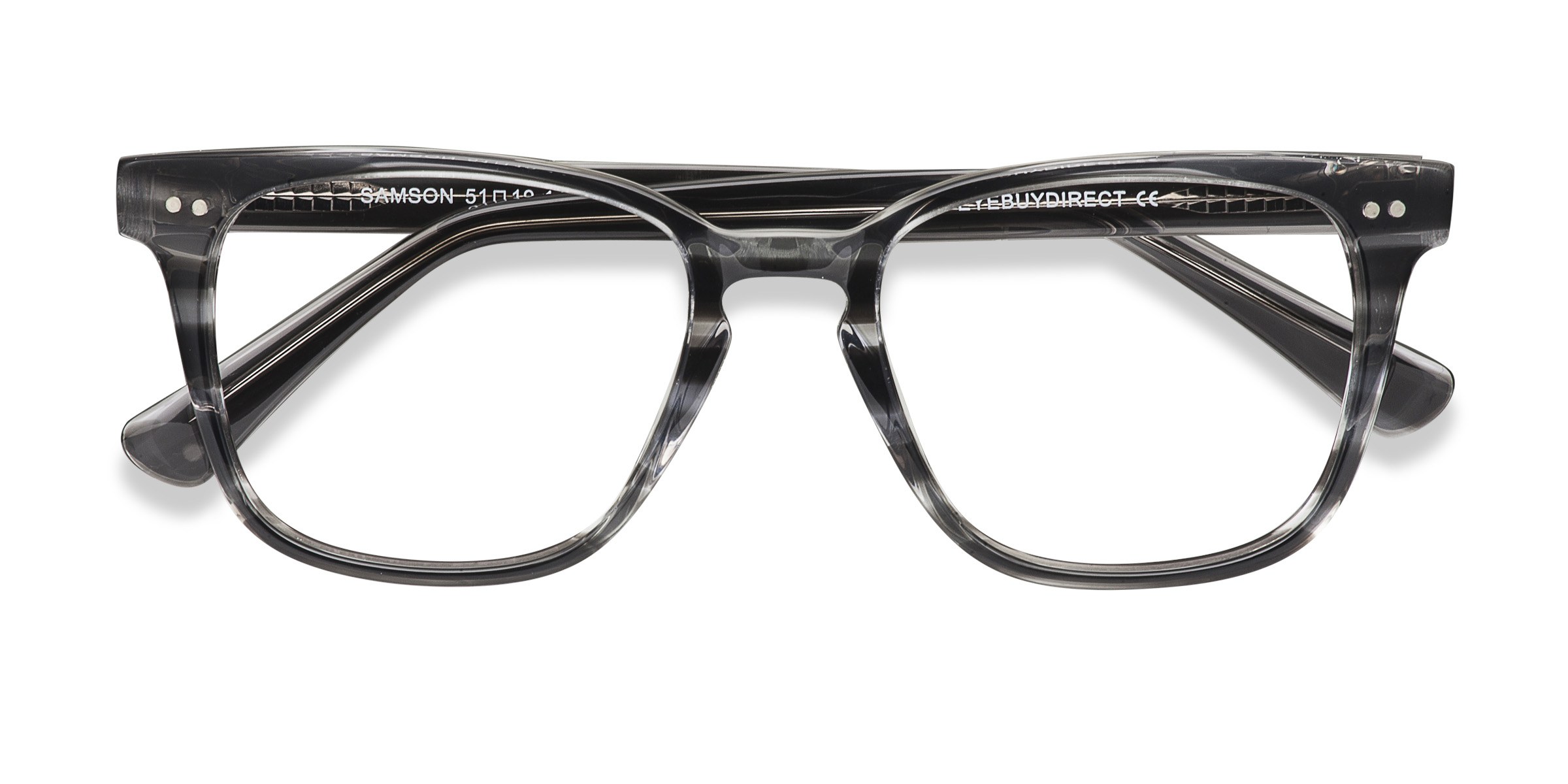  Gray Striped  Samson -  Acetate Eyeglasses