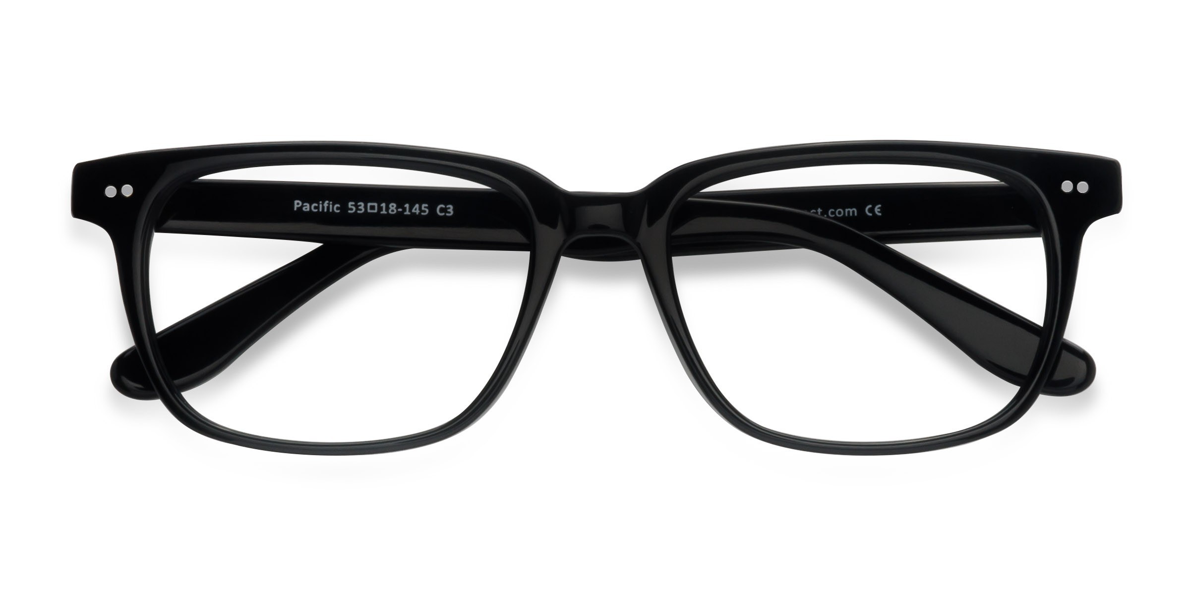 Black Pacific -  Acetate Eyeglasses