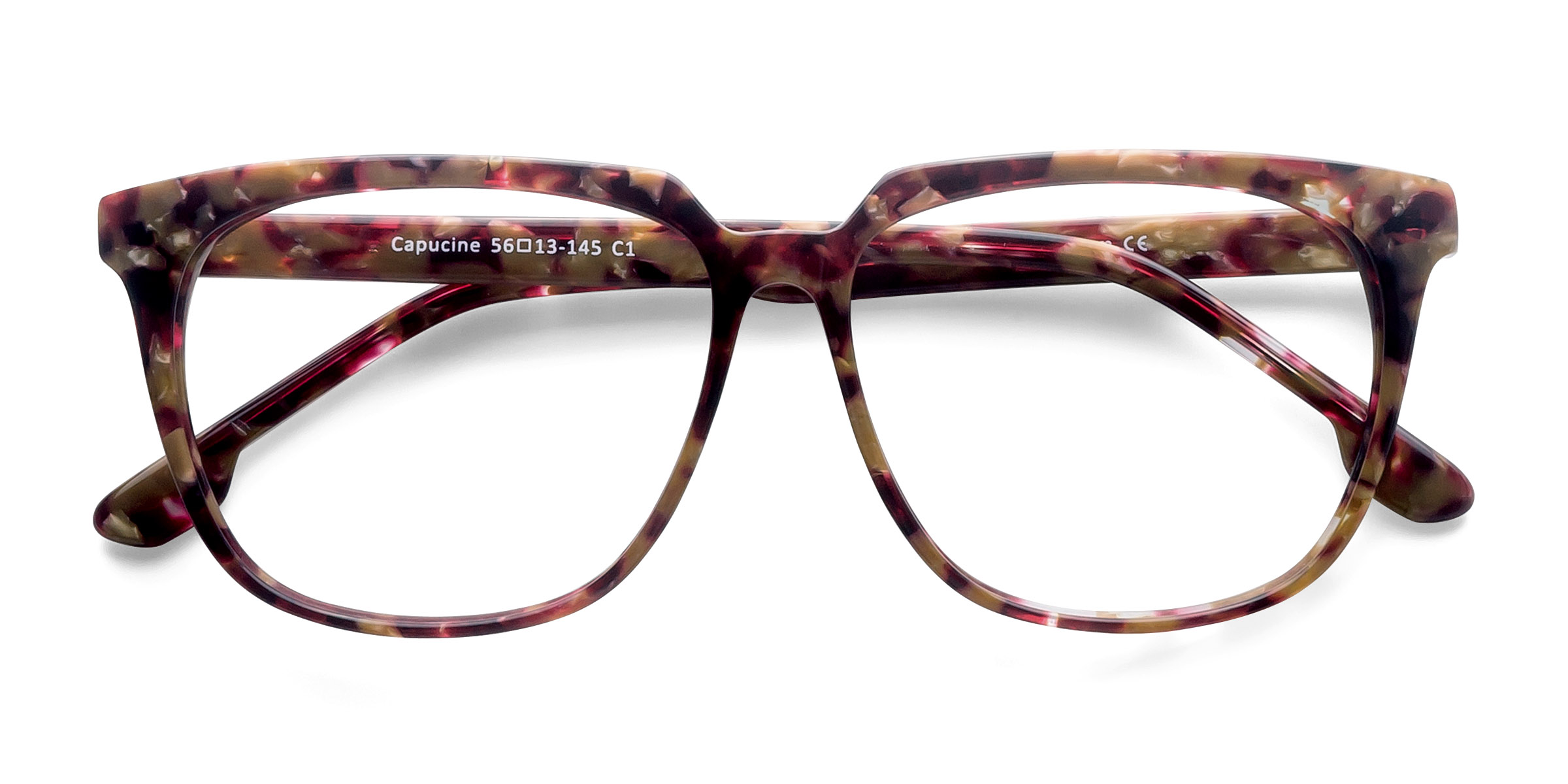 Red Floral Capucine -  Acétate Lunettes de vue