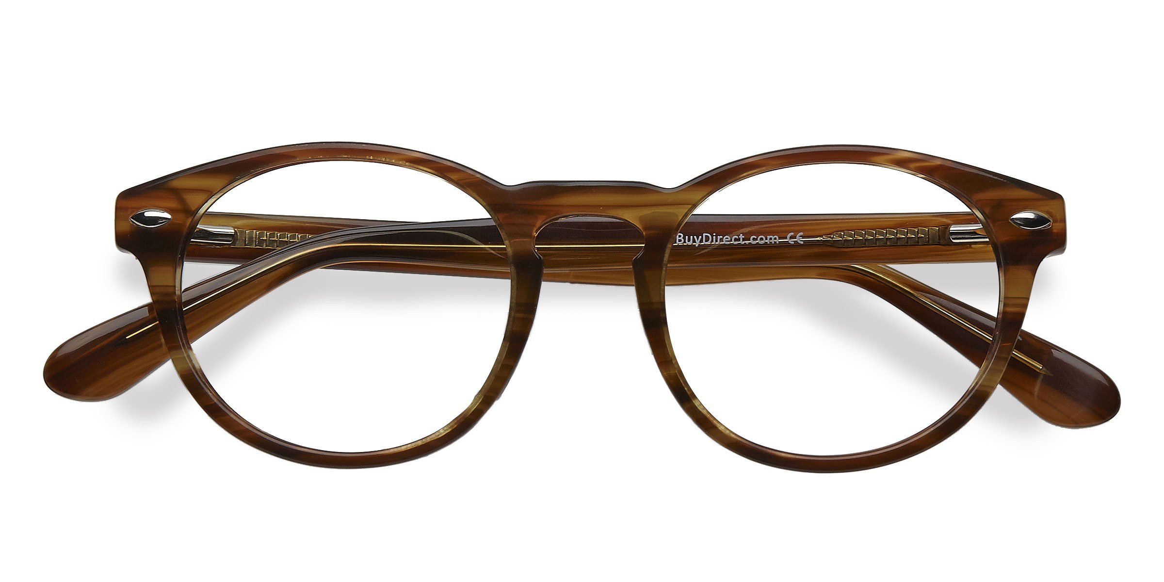 Brown Striped The Loop -  Acétate Lunettes de vue