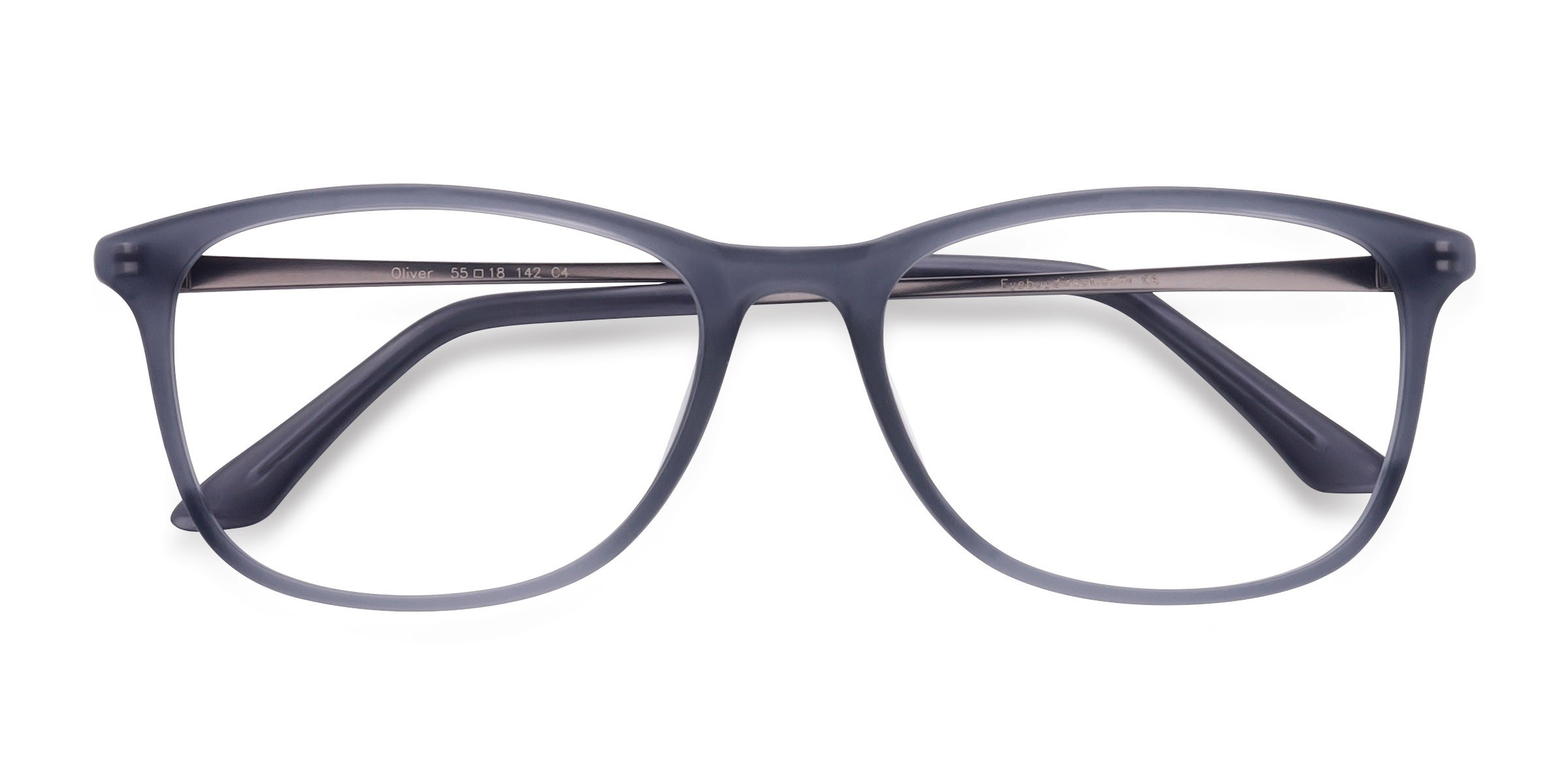 Matte Gray Oliver -  Plastique Lunettes de vue