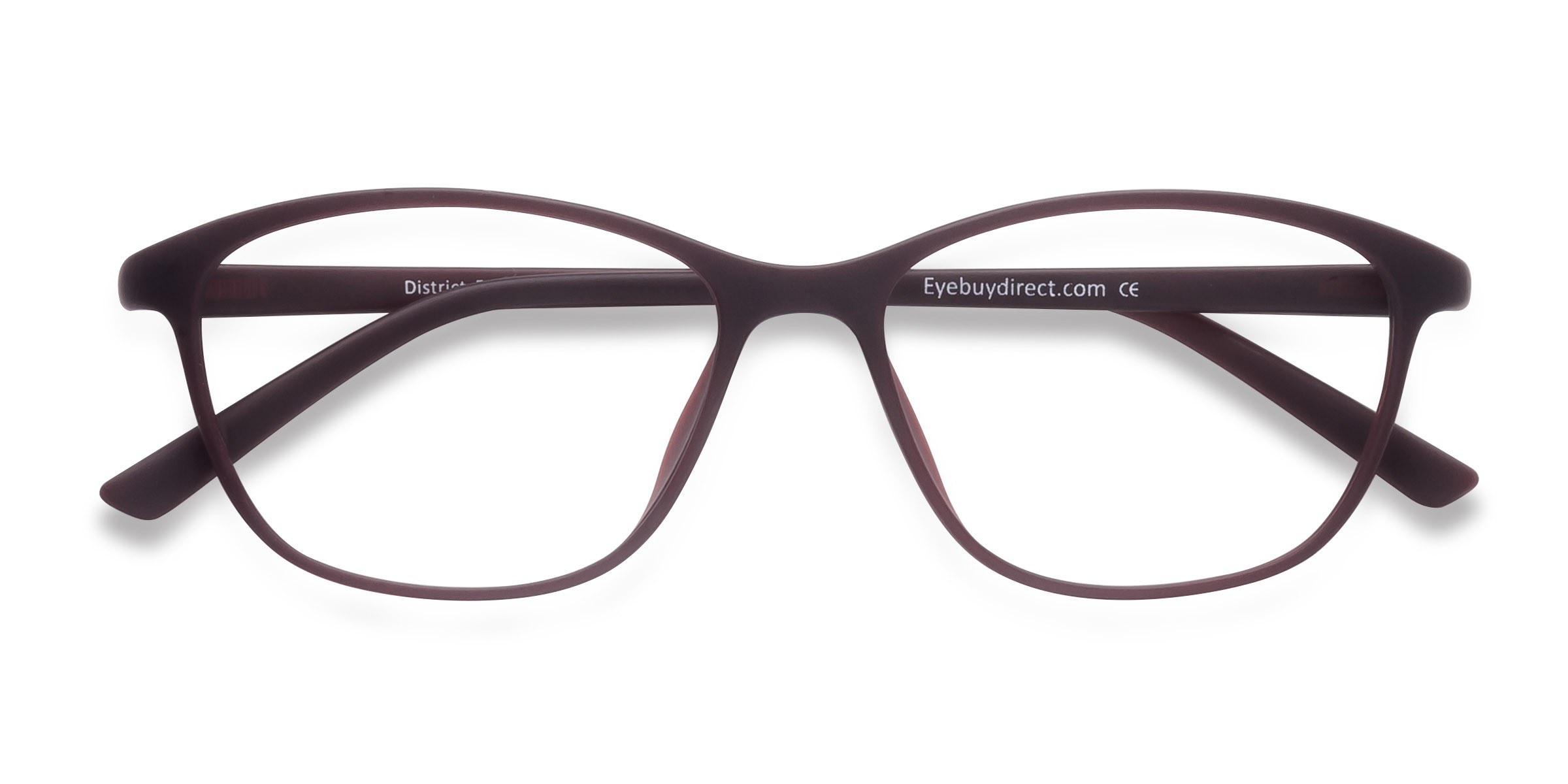 Matte Burgundy District -  Plastic Eyeglasses