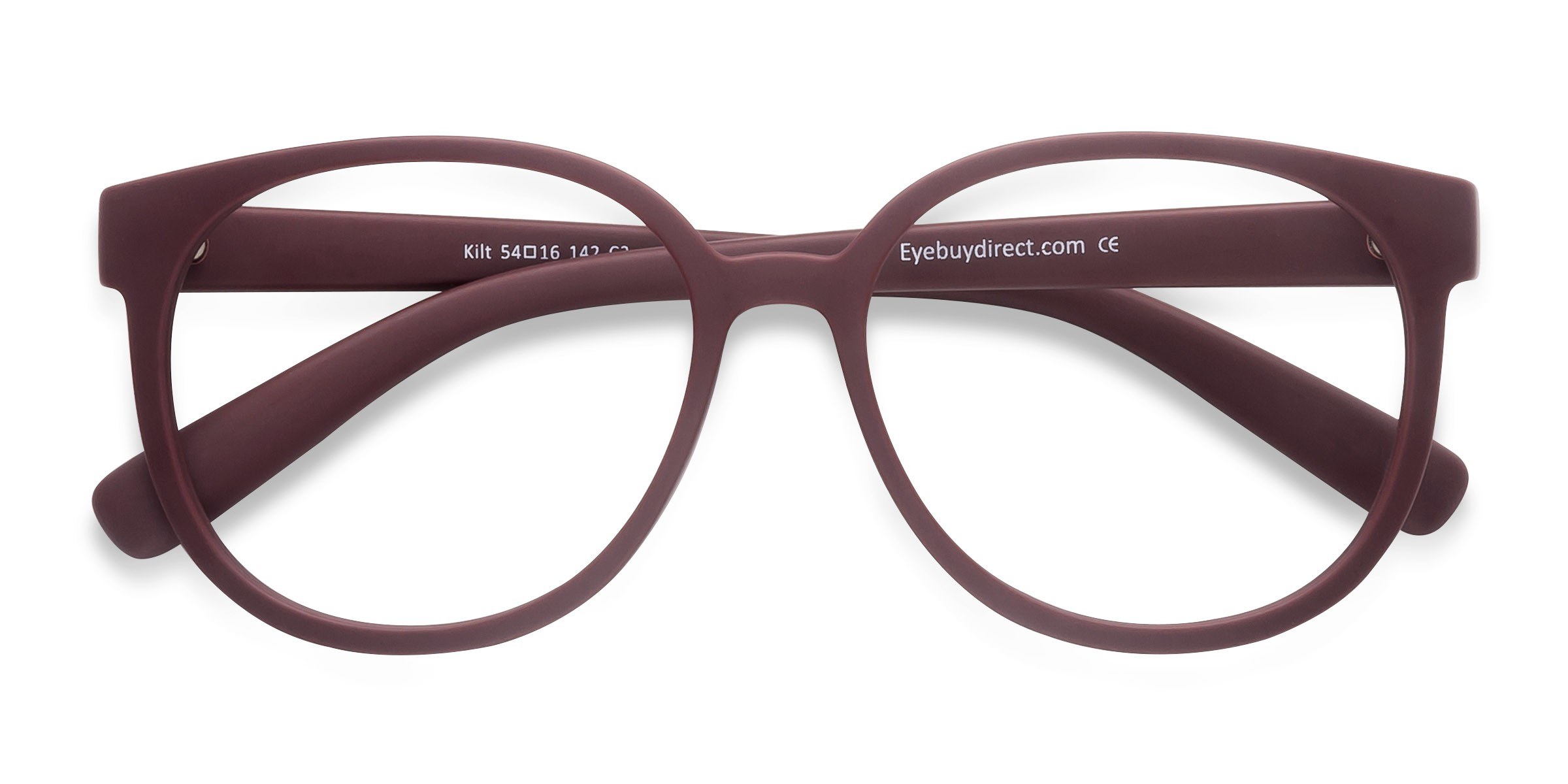 Matte Coral Kilt -  Plastic Eyeglasses