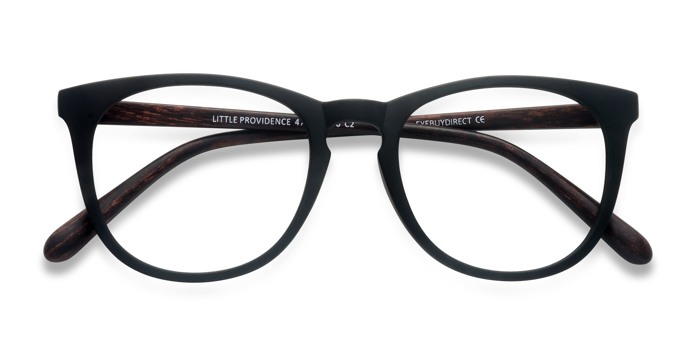 Matte Black Little Providence -  Plastic Eyeglasses