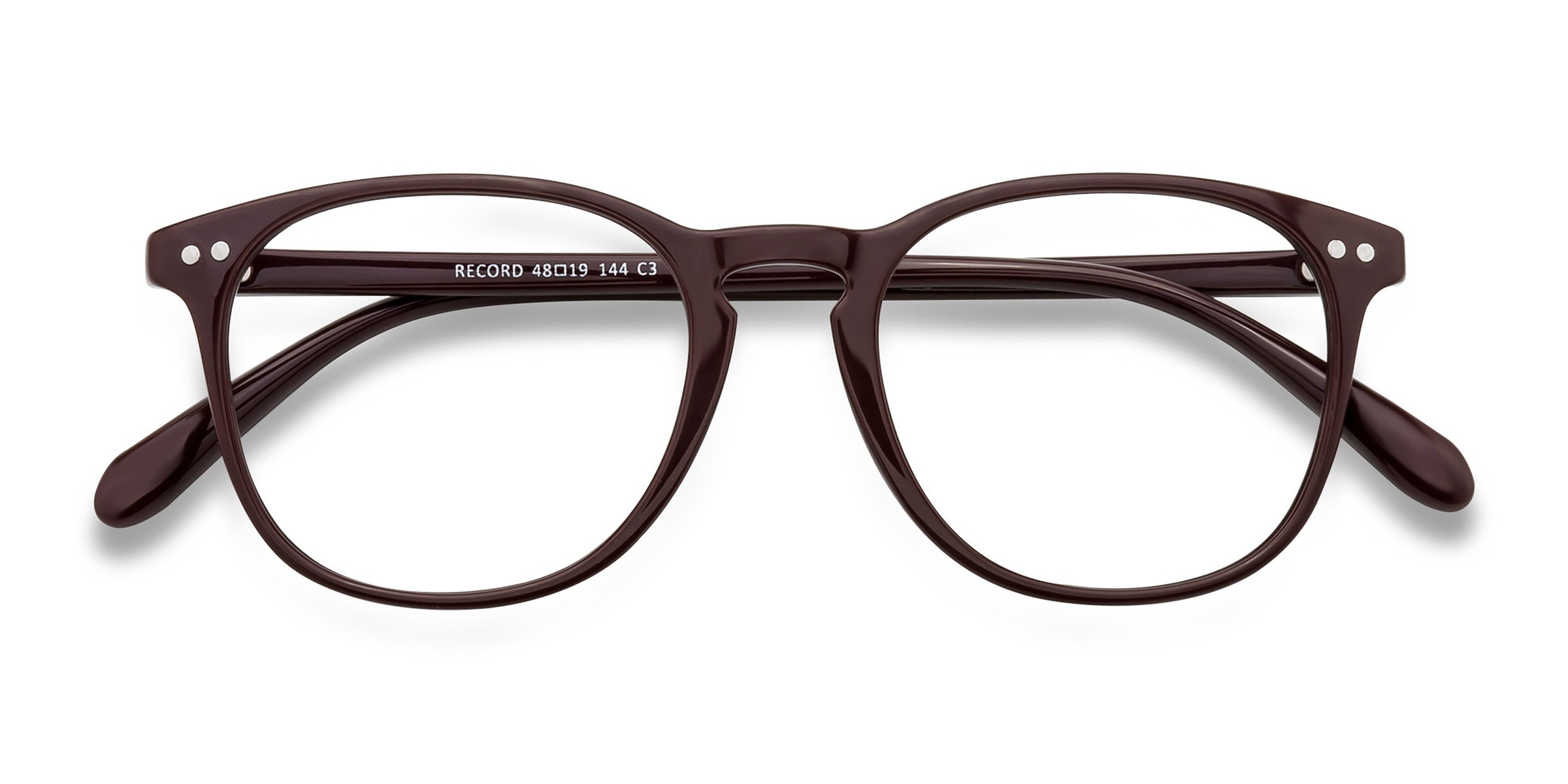 Dark Red Record -  Plastique Lunettes de vue