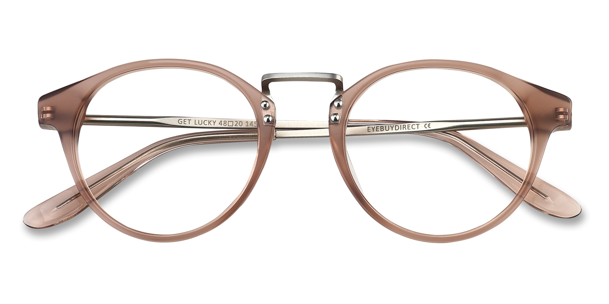 Brown/Silver Get Lucky -  Acetate-metal Lunettes de vue