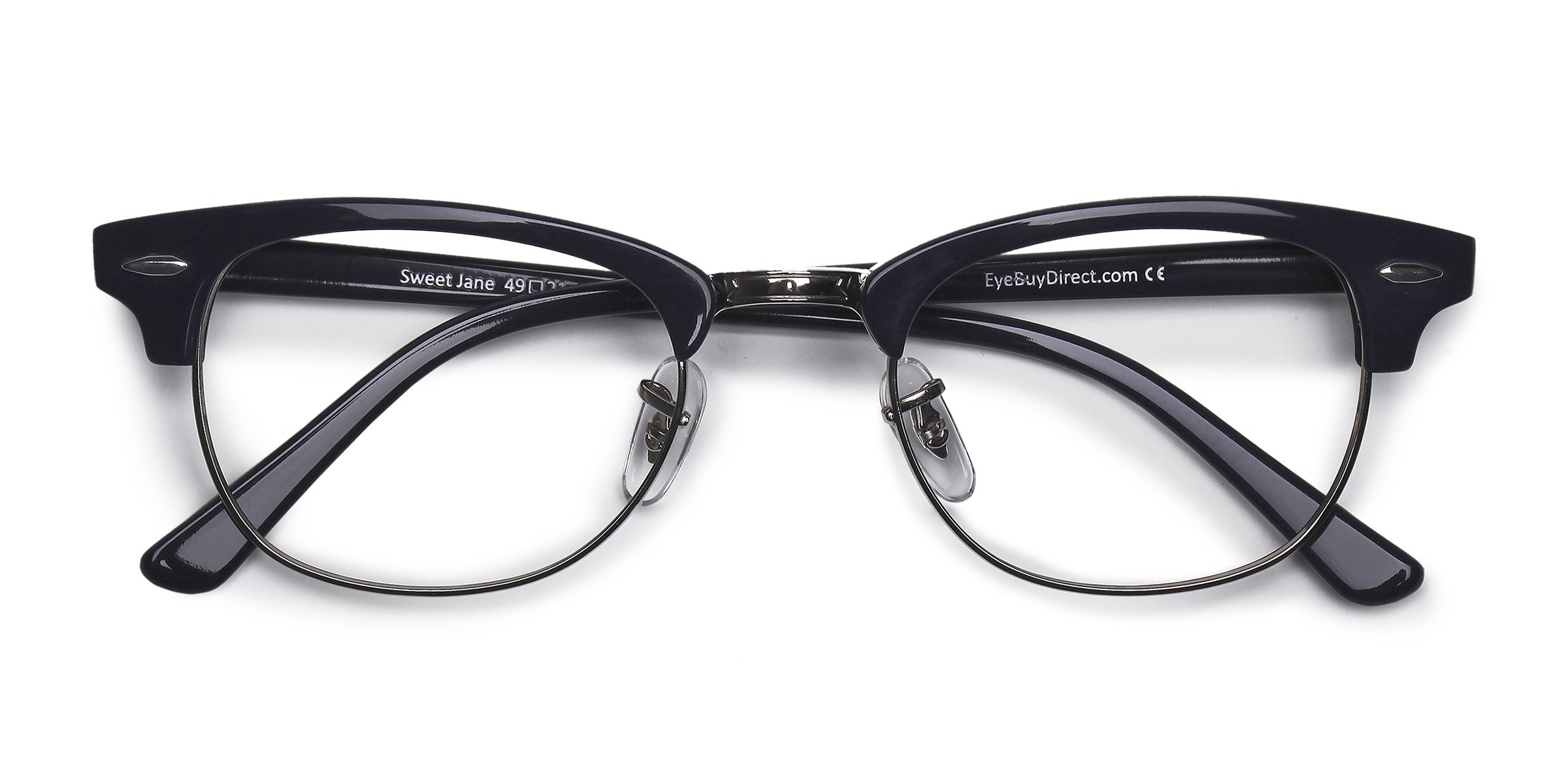 Navy Silver Sweet Jane -  Acétate Lunettes de vue