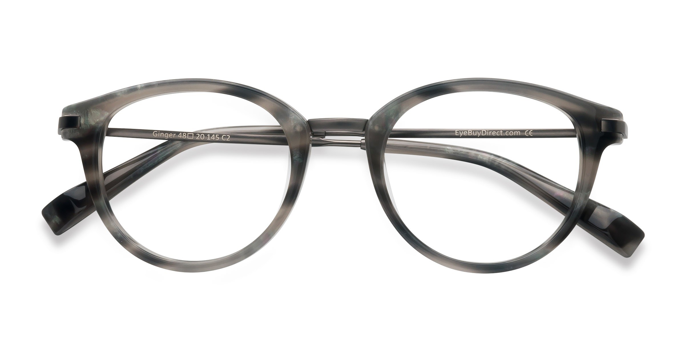 Gray Striped Ginger -  Acétate Lunettes de vue