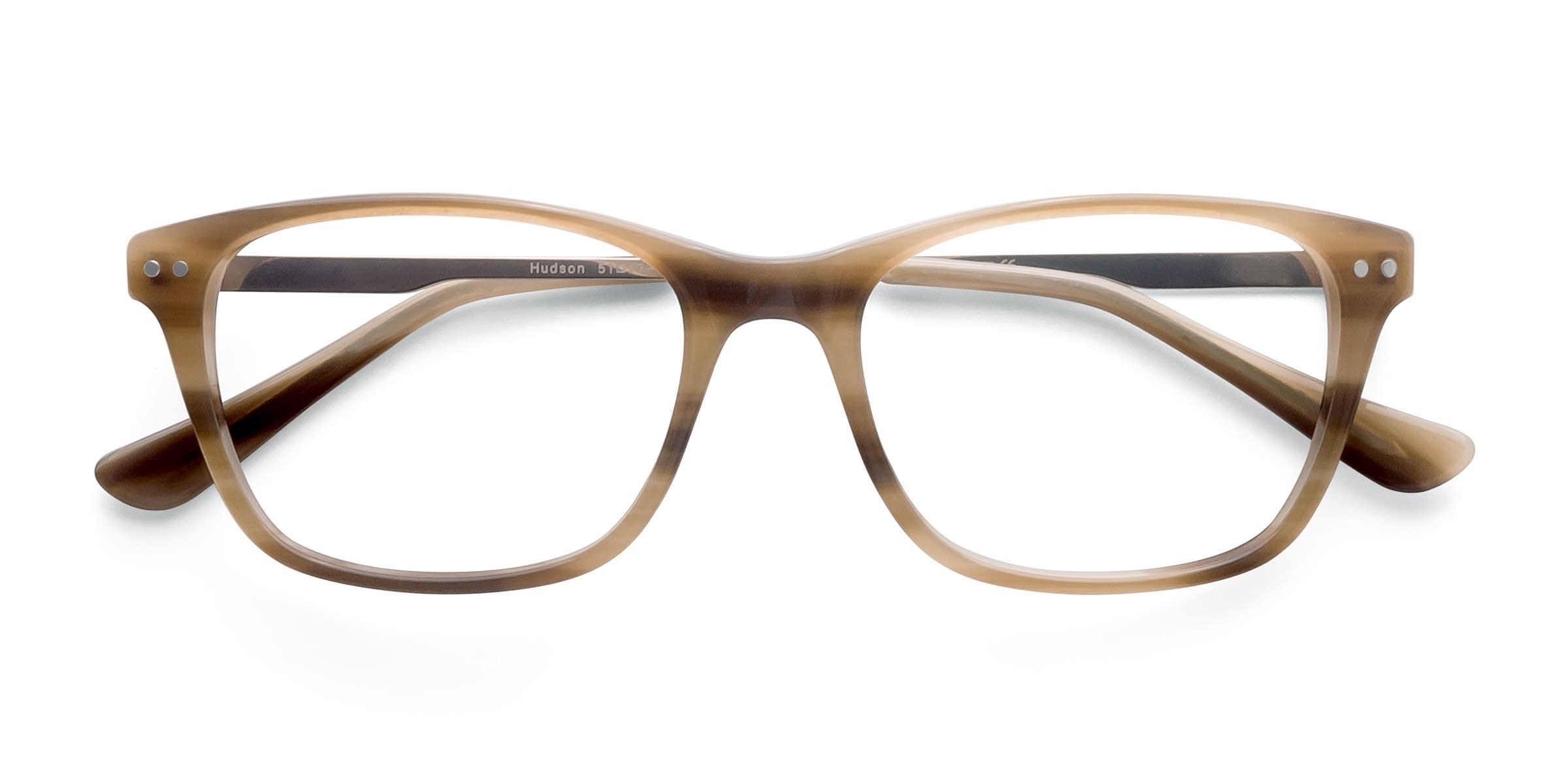 Brown Striped Hudson -  Acétate Lunettes de vue