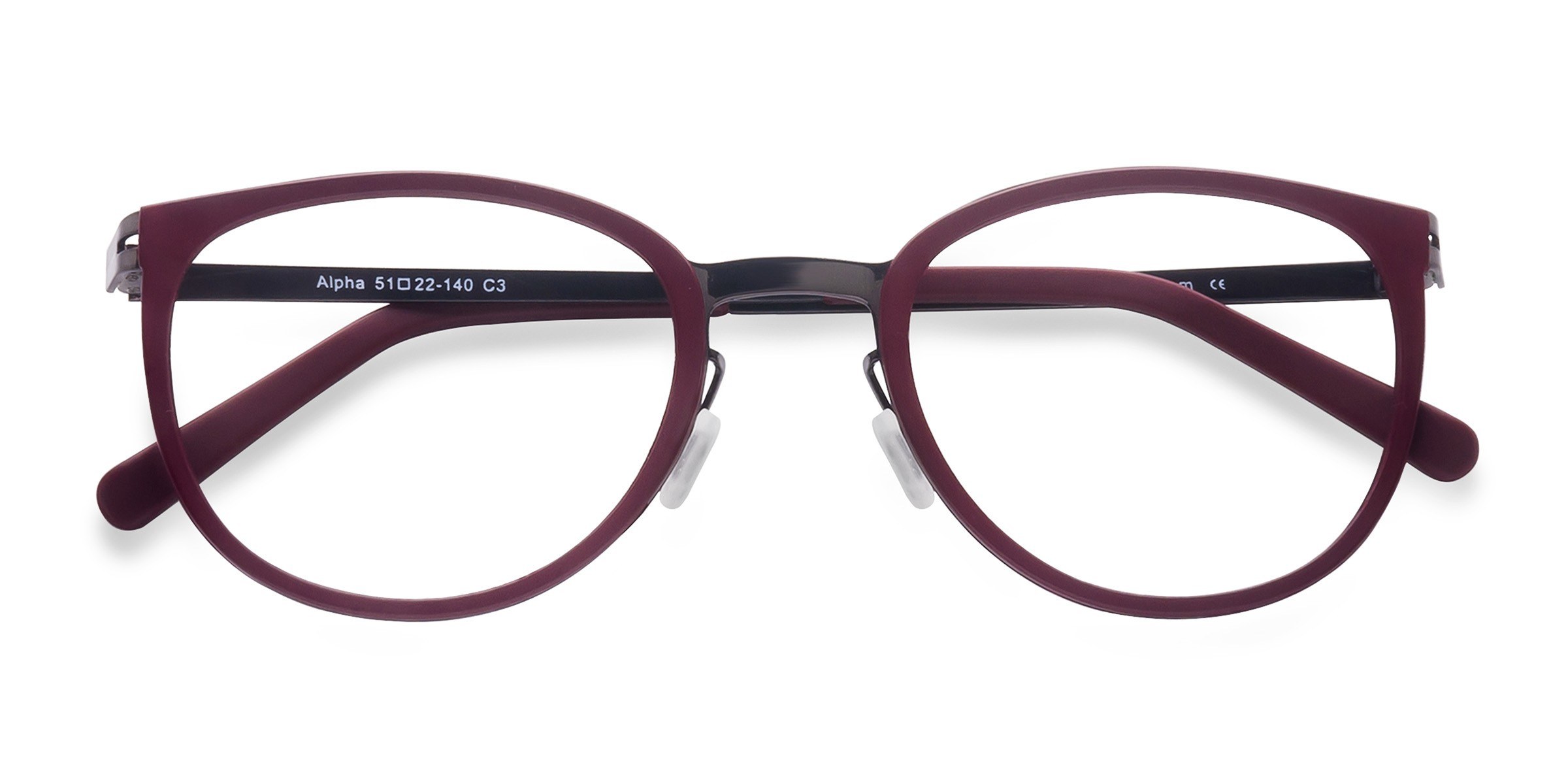 Burgundy Alpha -  Acétate Lunettes de vue