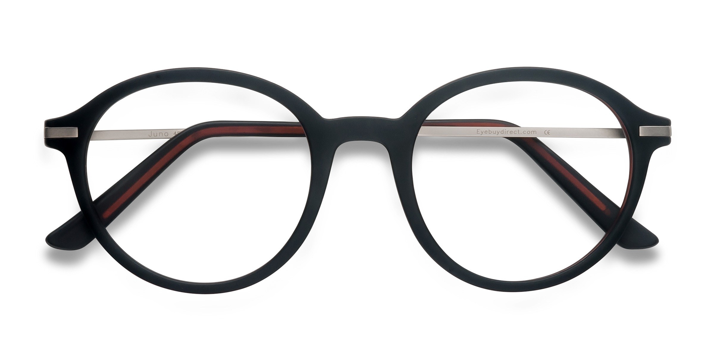 Matte Brown Juno -  Métal Lunettes de vue