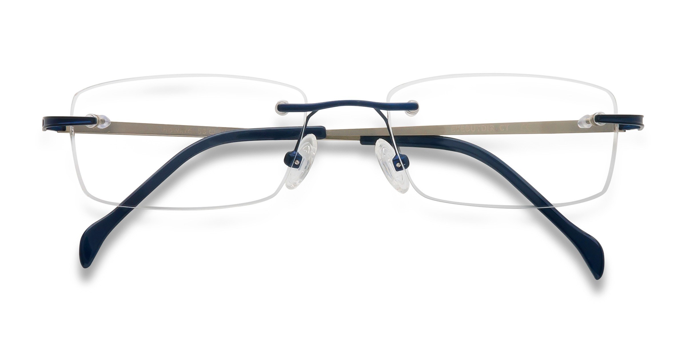 Bleu marine  Howard -  Métal Lunettes de vue