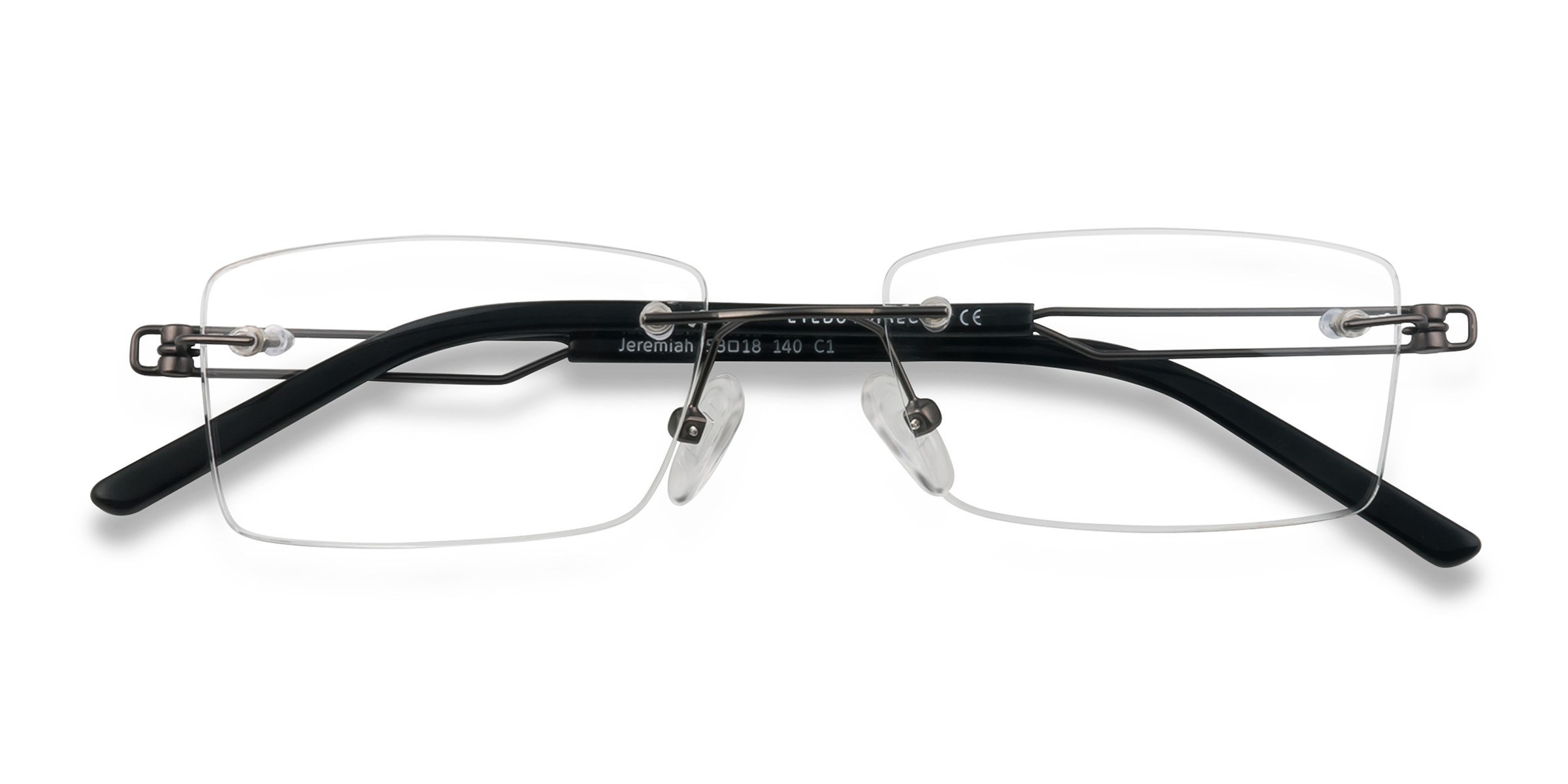 Gunmetal Jeremiah - Métal Lunettes de vue