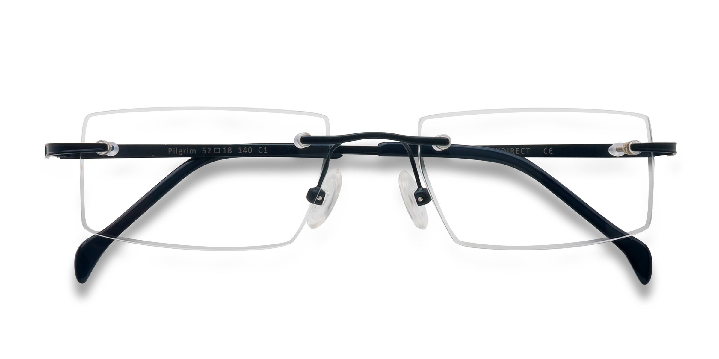 Bleu marine  Pilgrim -  Métal Lunettes de vue