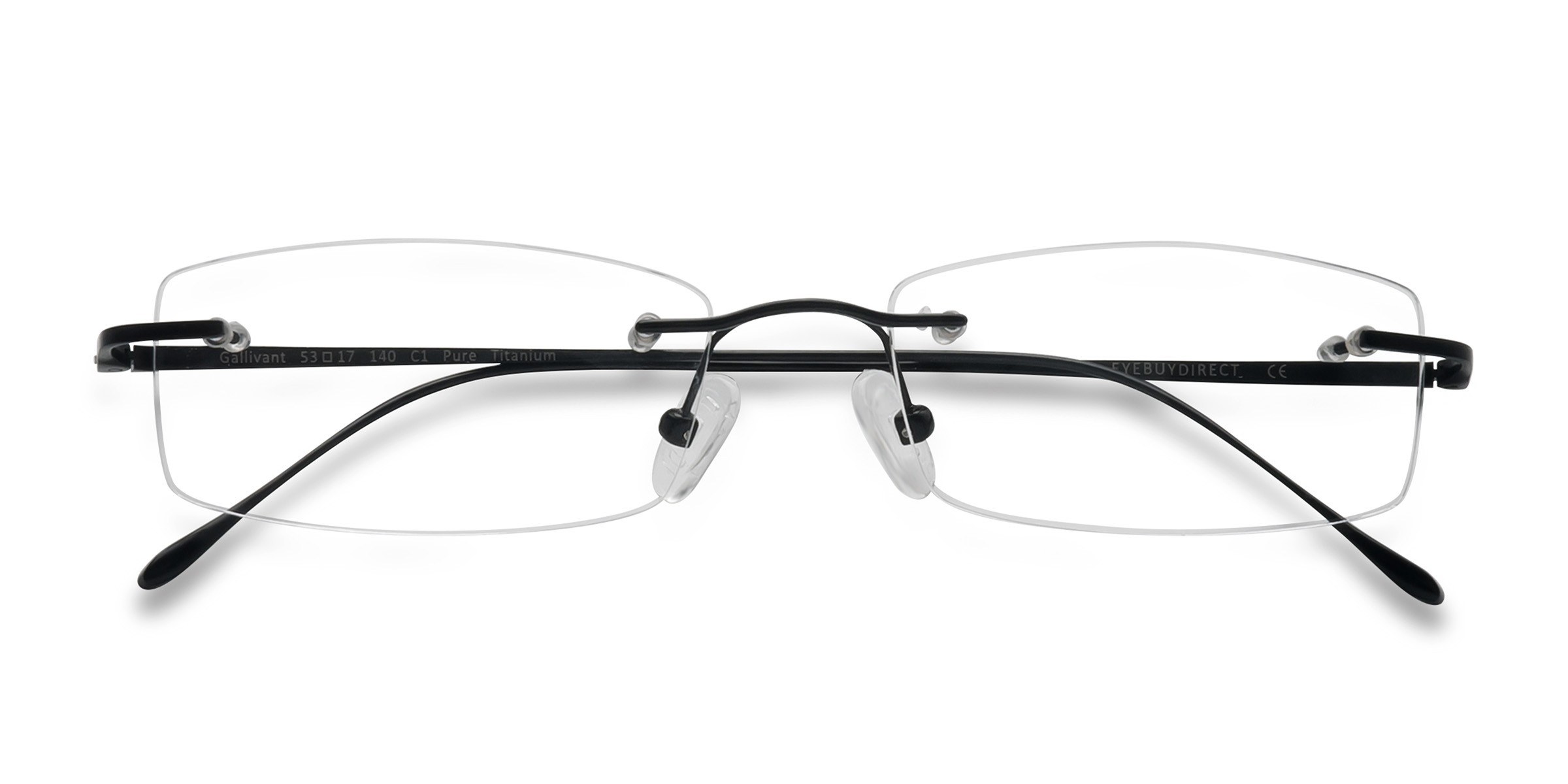 Black Gallivant -  Titanium Eyeglasses