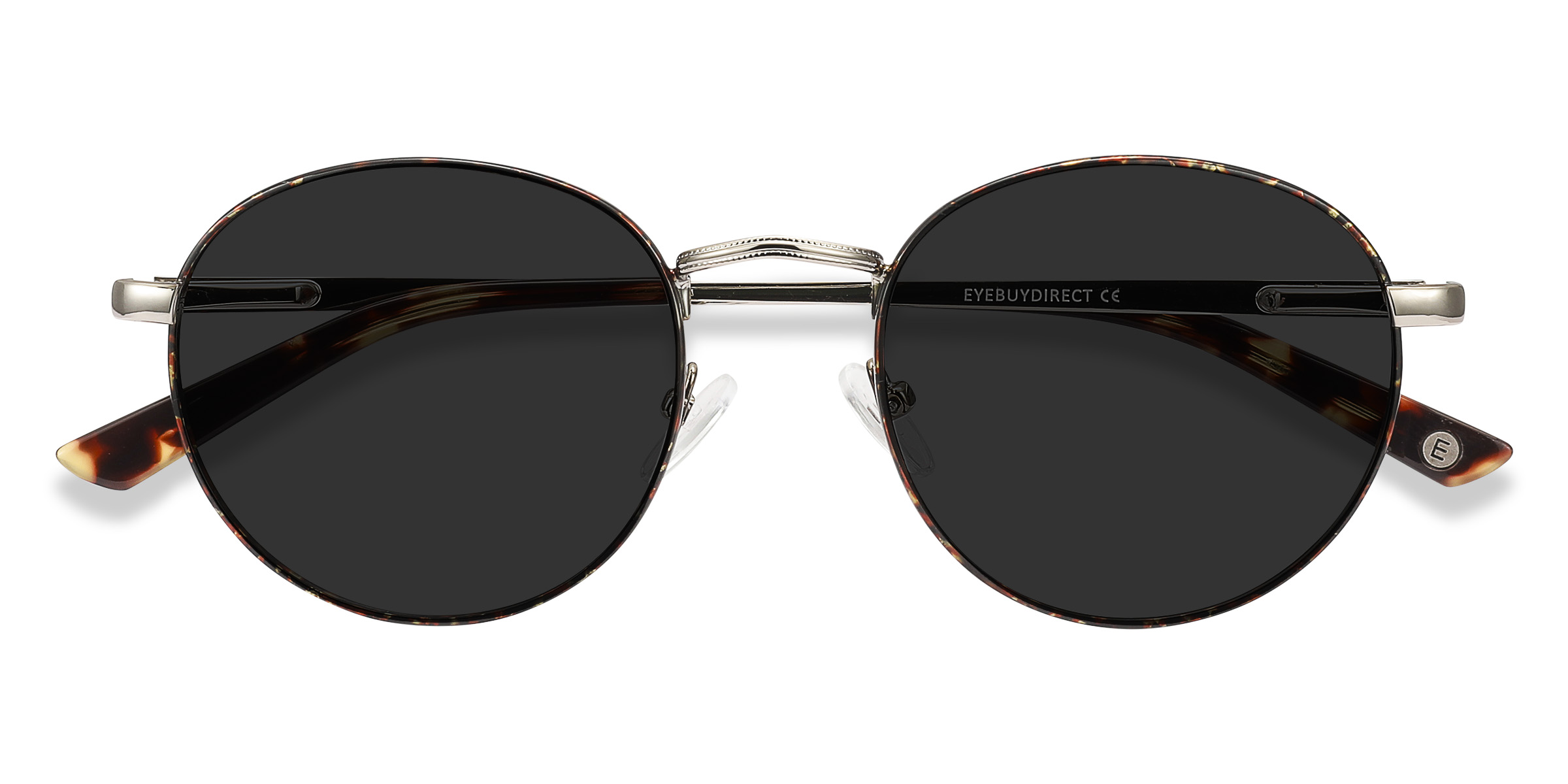 Tortoise Silver Saigon -  Metal Sunglasses