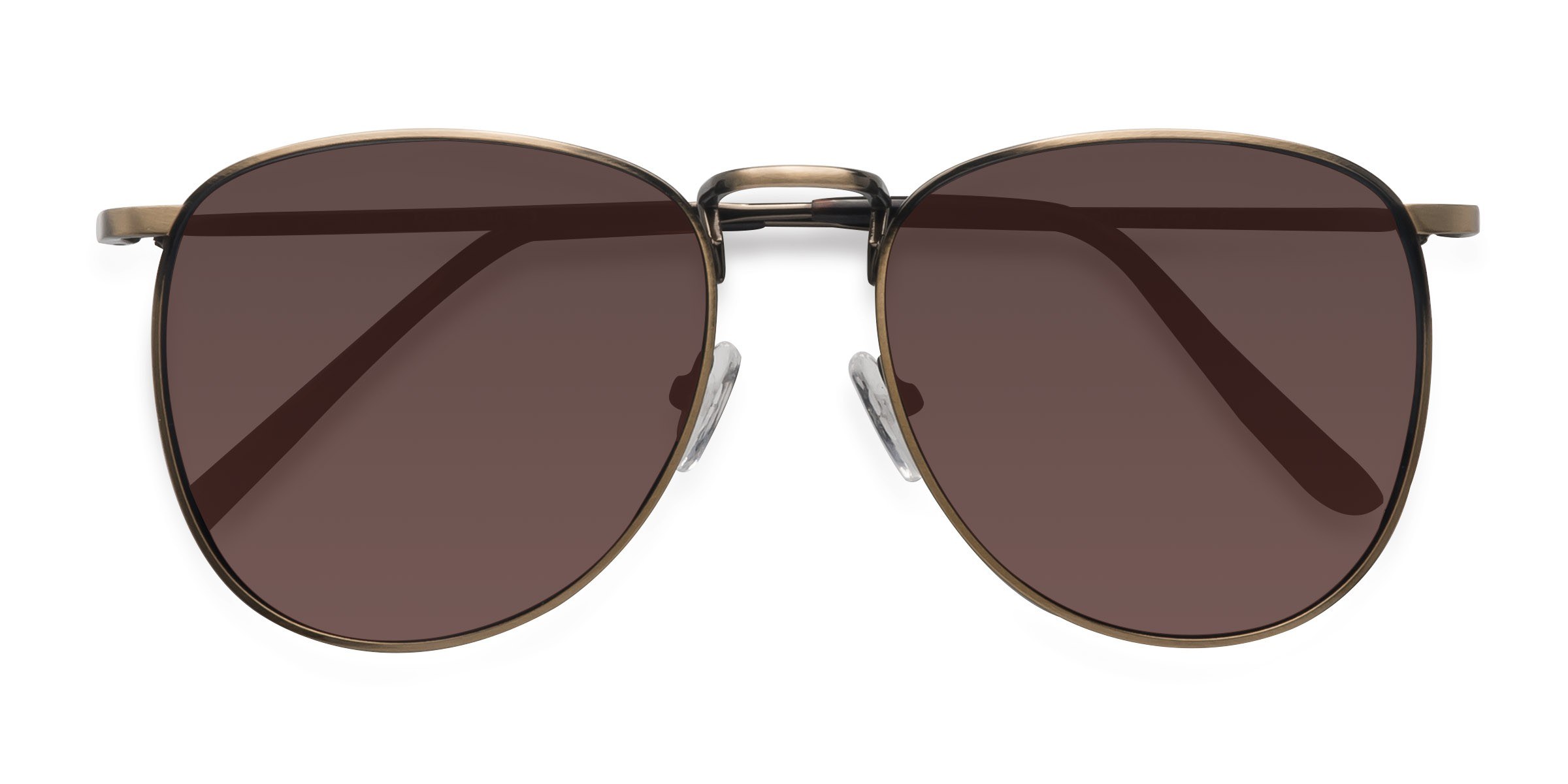 Bronze Fume -  Metal Sunglasses