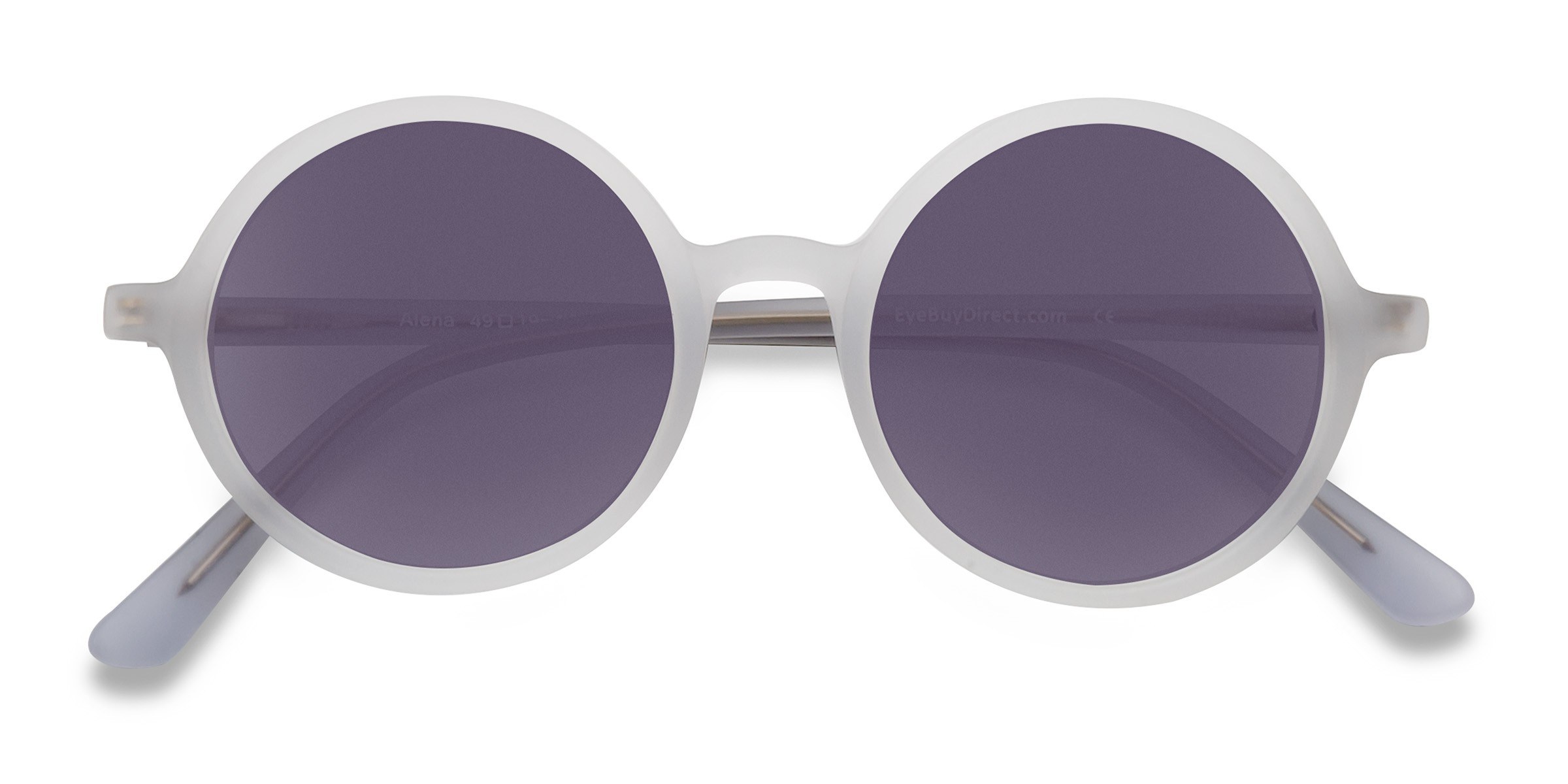 Matte Clear Alena - Acetate Sunglasses