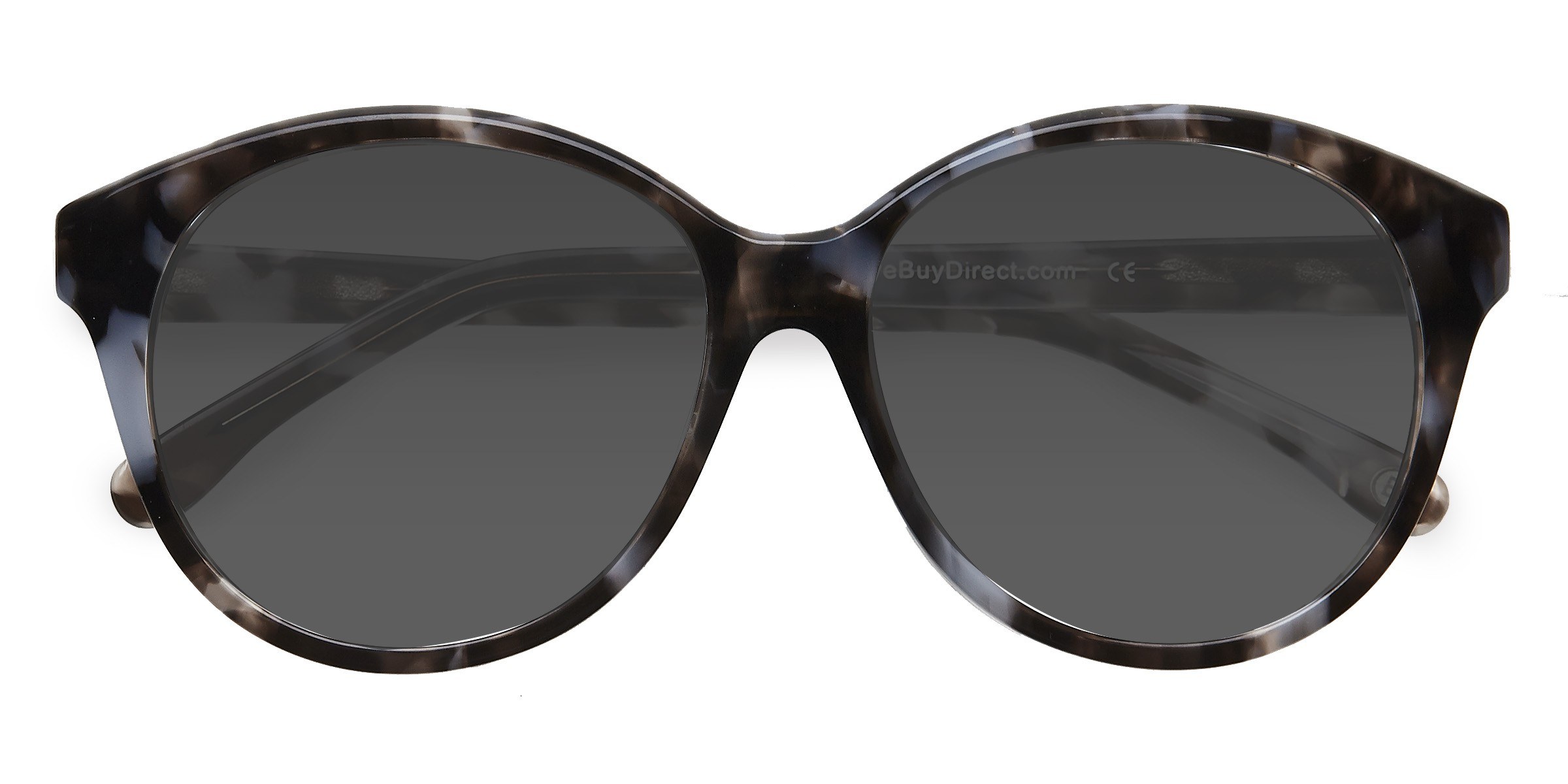 Gray Floral Stella -  Acetate Sunglasses