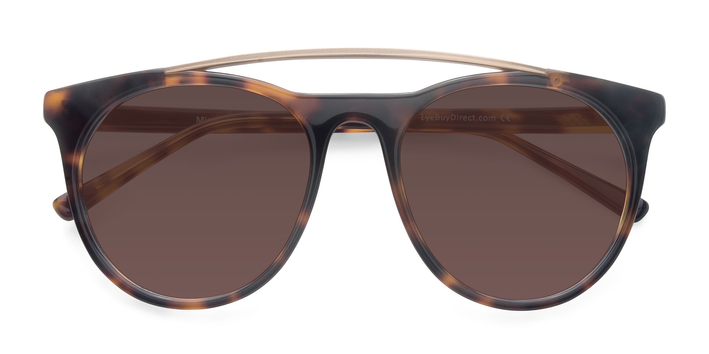 Tortoise Miami Vice -  Metal Sunglasses