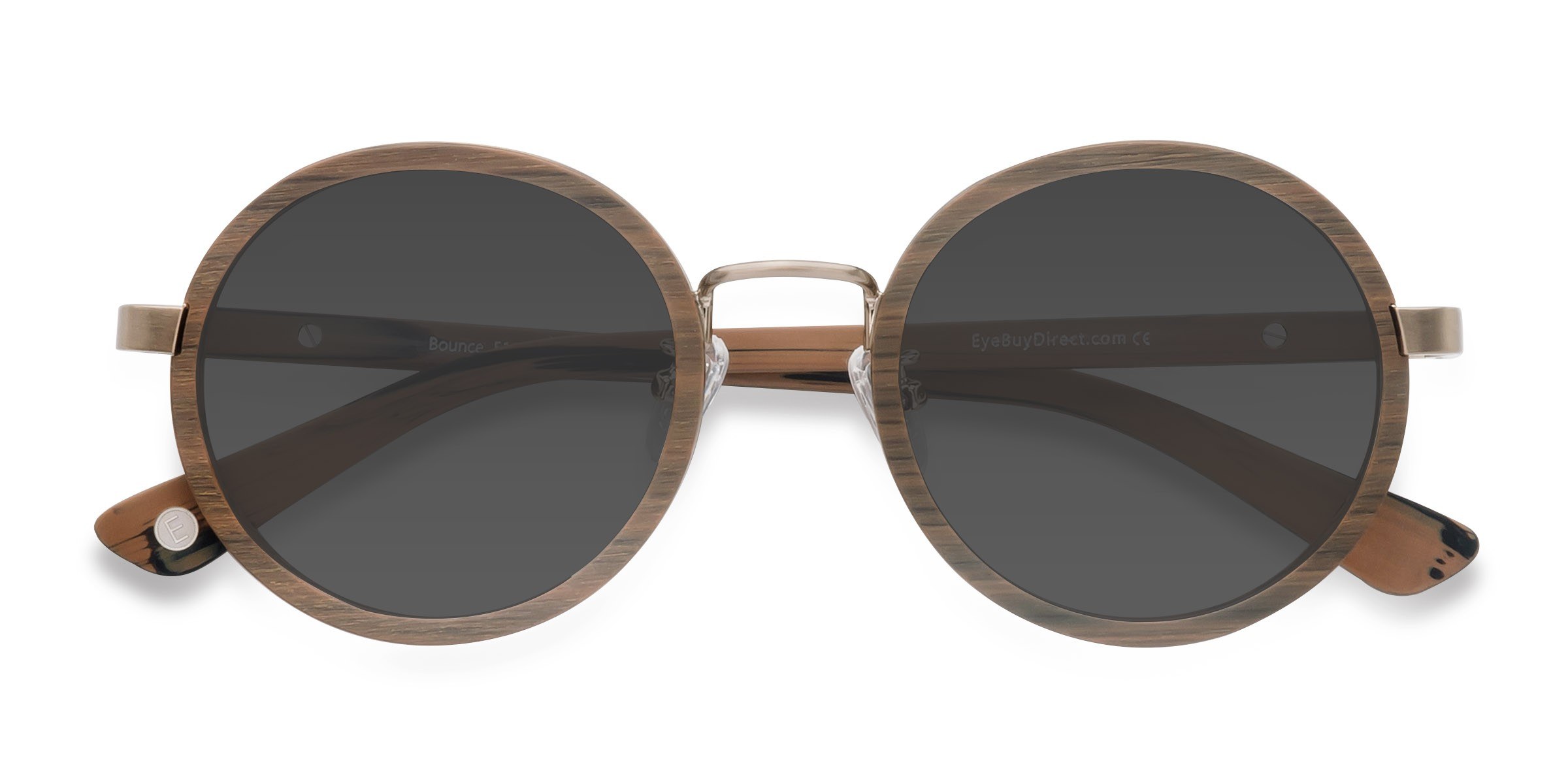 Brown Bounce -  Wood-texture Sunglasses
