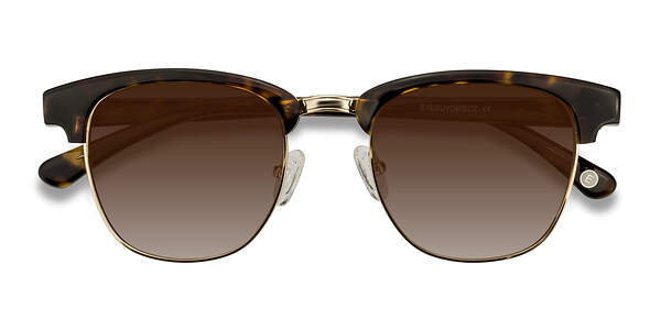 Tortoise Somebody New -  Vintage Acetate, Metal Sunglasses