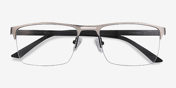 Gunmetal Cavalier -  Lightweight Metal Eyeglasses