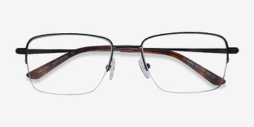 Black Dominic -  Metal Eyeglasses
