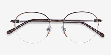 Bronze Written -  Metal Eyeglasses