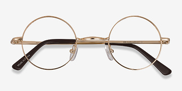 Golden Abazam -  Vintage Metal Eyeglasses