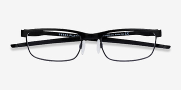 Powder Coal Oakley Steel Plate -  Metal Eyeglasses