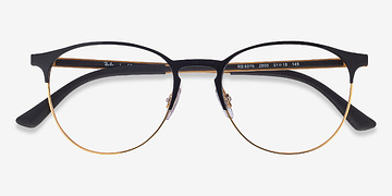 Black Gold Ray-Ban RB6375 -  Lightweight Metal Eyeglasses