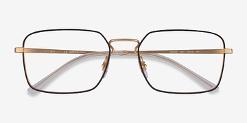 Black & Gold Ray-Ban RB6440 -  Metal Eyeglasses