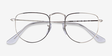 Silver Ray-Ban RB3958V Elon -  Metal Eyeglasses