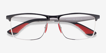 Black Silver Ray-Ban RB6516M -  Metal Eyeglasses