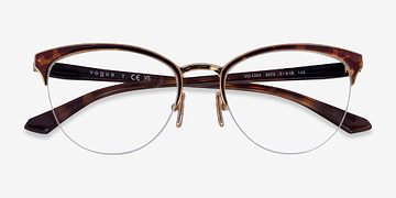 Tortoise Gold Vogue Eyewear VO4304 -  Metal Eyeglasses