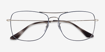 Blue Silver Ray-Ban RB6498 -  Metal Eyeglasses