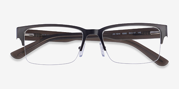 Matte Gunmetal Armani Exchange AX1014 -  Metal Eyeglasses
