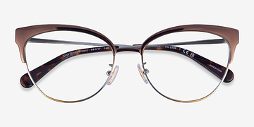 Shiny Brown Coach HC5108 -  Metal Eyeglasses