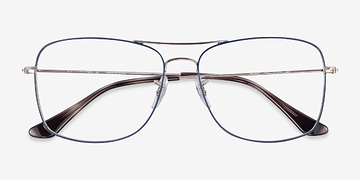 Silver Blue Ray-Ban RB6498 -  Metal Eyeglasses