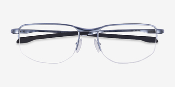 Polished Stonewash Oakley Addams 0.5 -  Metal Eyeglasses