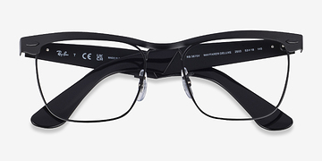 Black Ray-Ban RB3875V Wayfarer Deluxe -  Metal Eyeglasses