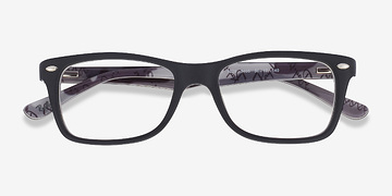 Black & Gray Ray-Ban RB5228 -  Acetate Eyeglasses