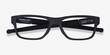Satin Black Oakley Marshal Mnp -  Designer Plastic Eyeglasses