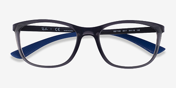 Clear Dark Gray Ray-Ban RB7169 -  Plastic Eyeglasses