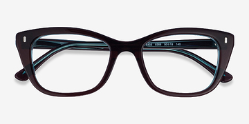 Black Clear Green Ray-Ban RB5433 -  Acetate Eyeglasses