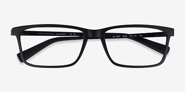 Matte Black Armani Exchange AX3027 -  Alternative Materials Eyeglasses