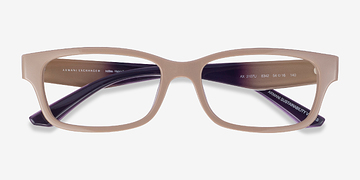 Matte Brown Armani Exchange AX3107U -  Plastic Eyeglasses